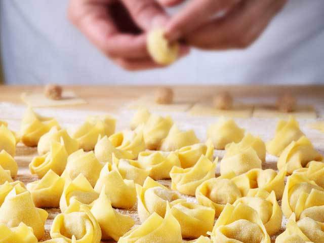 First dishes: Tortellini