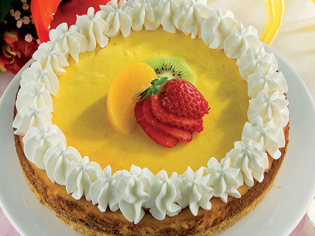 Desserts: Vanilla cheesecake