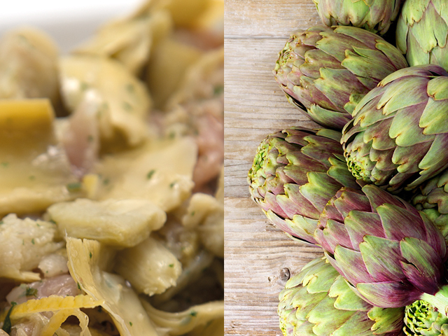 副餐: Veal “Straccetti” with artichokes