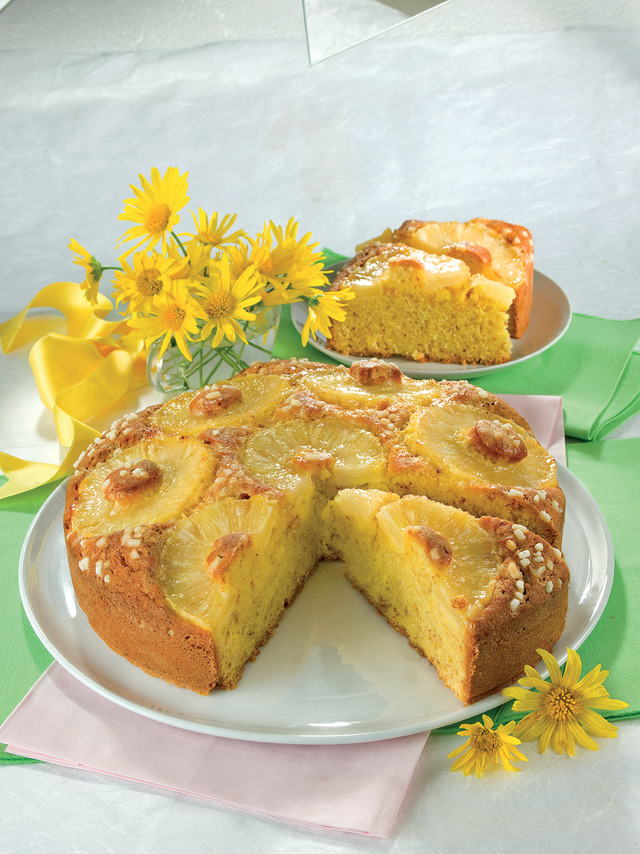 Torta de ananás rústica