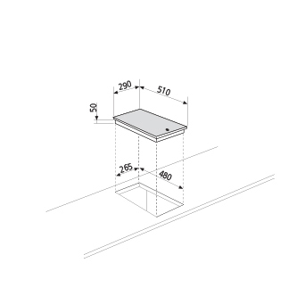 Dessin technique Domino électrique - GT3BIX - Glem Gas