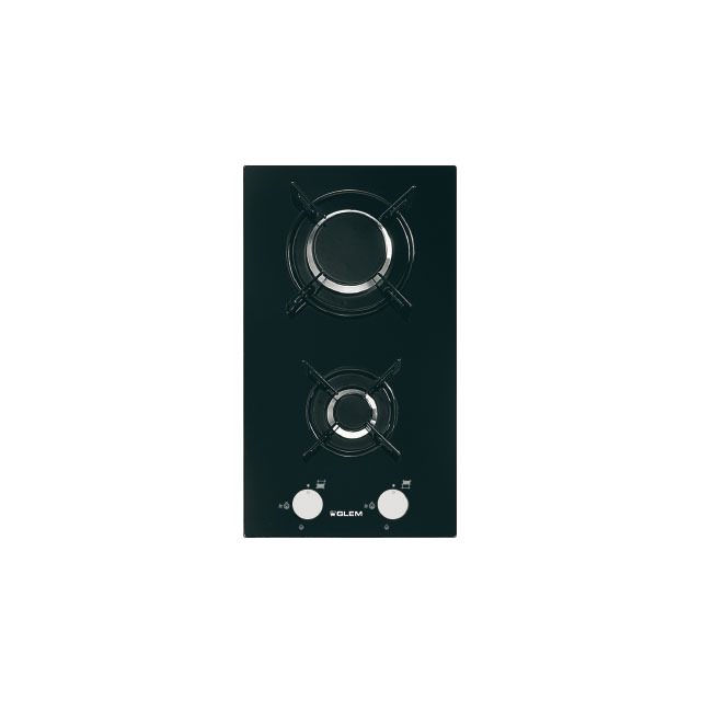 Domino verre gaz noir - GV32BK Domino verre gaz noir - GV32BK