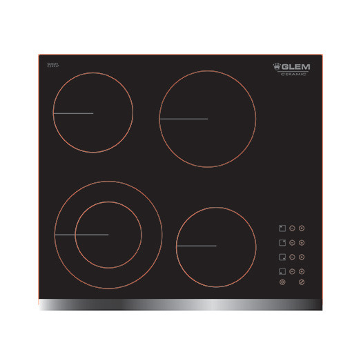 60cm 4 Zone Ceramic Hob - GLCER64 60cm 4 Zone Ceramic Hob - GLCER64