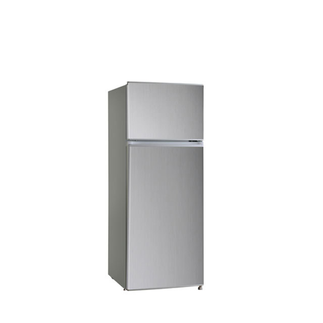 Réfrigérateur congélateur 2 portes pose libre 143 cm silver