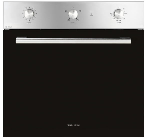 Glem Classic 60cm Fan Forced Electric Oven - GF64EEI