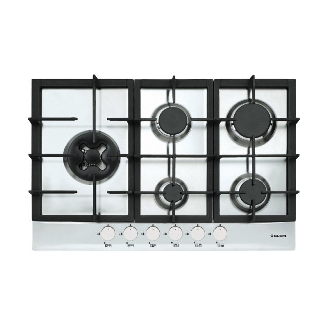 Table gaz 5 foyers 75 cm inox - GT851HIX Table gaz 5 foyers 75 cm inox - GT851HIX