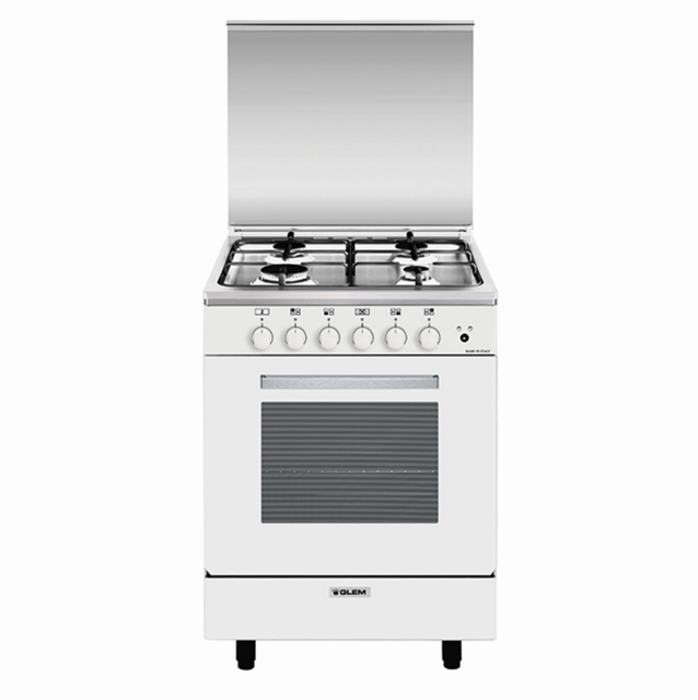 Cuisinière mixte catalyse 60 x 60 cm blanche - GA660CVMWH