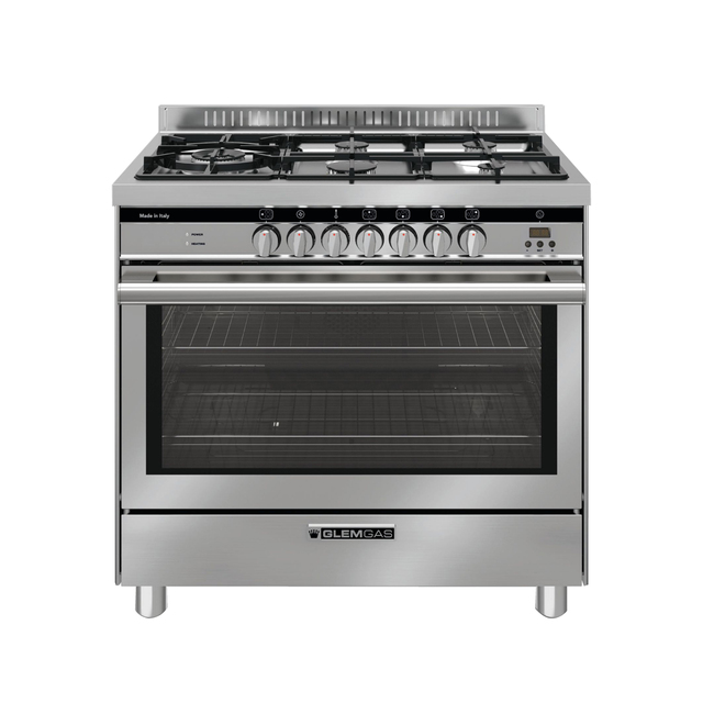 Stainless Steel 90cm Dual Fuel Cooker - GS965GE Stainless Steel 90cm Dual Fuel Cooker - GS965GE