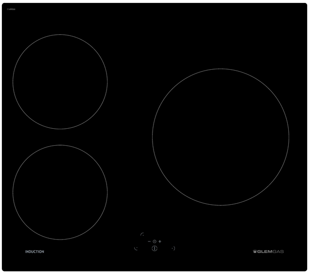 Table induction 3 zones 60 cm