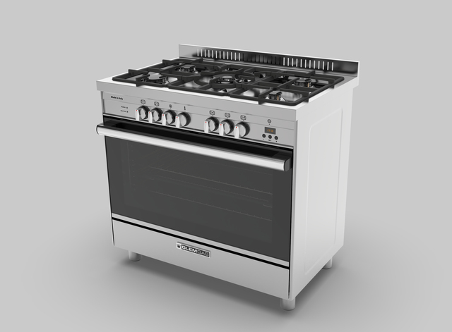 Stainless Steel 90cm Dual Fuel Cooker - GA965GEX