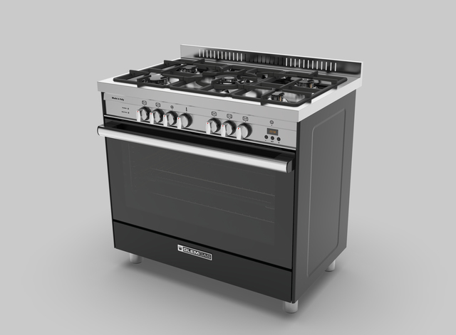 Gloss Black 90cm Dual Fuel Cooker - GA965GEXN