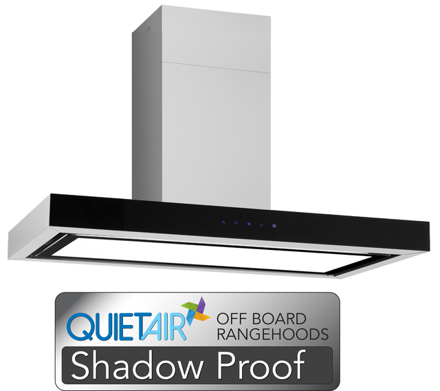 90 cm SS Square profile Off Board canopy with Shadow Proof Lighting - GQA90TBLED