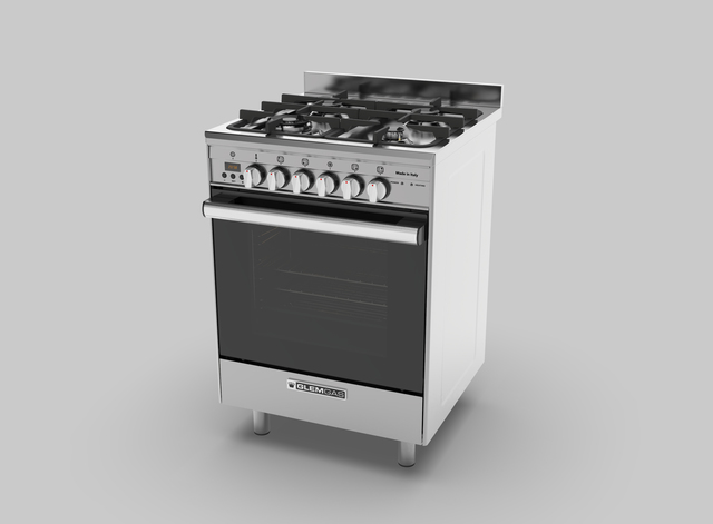 Stainless Steel 60cm Dual Fuel Cooker