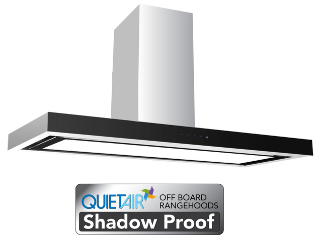 120 cm SS Square profile Off Board canopy with Shadow Proof Lighting - GQA120TBLED