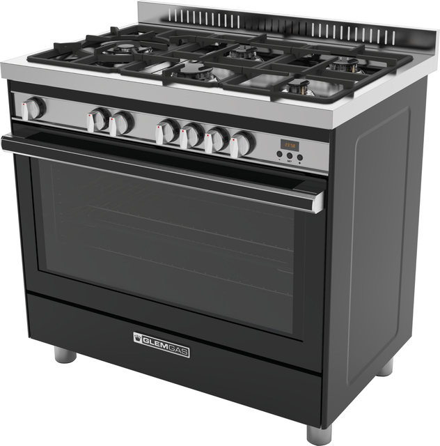 Premium Matt Black 90cm Gas Cooker