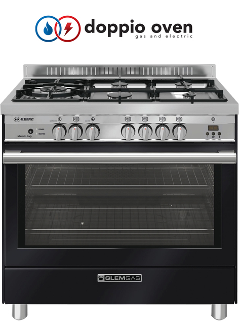 PREMIUM Gloss Black 90cm BI ENERGY Cooker - GS965DOPXN