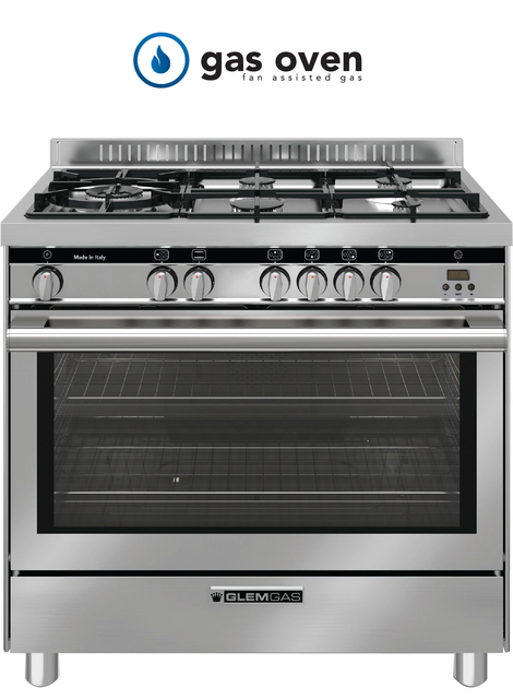 PREMIUM Stainless Steel 90cm Gas Cooker - GS965GG