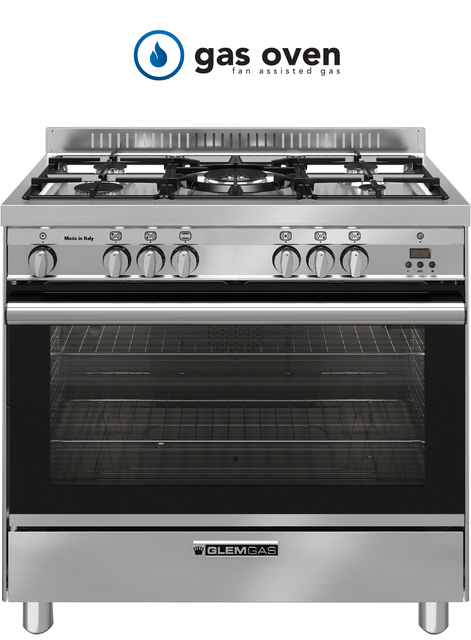 90cm Stainless Steel GAS Cooker - GA965GGX