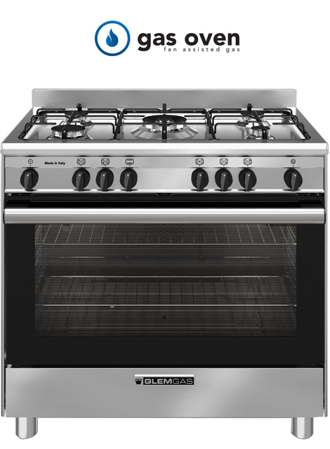 VALUE 90cm Stainless Steel GAS Cooker  - GB965GG