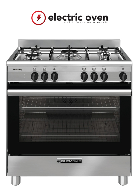 VALUE 80cm Stainless Steel dual fuel cooker - GB865GE