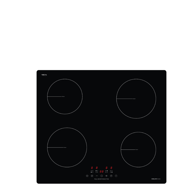 60cm 4 Zone Induction Cooktop with full boost - GLINDBG