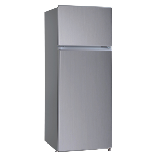 Réfrigérateur congélateur 2 portes pose libre 143 cm silver