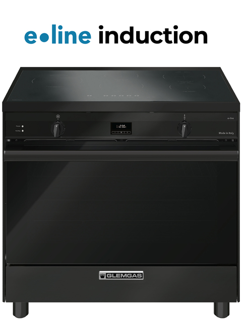 90cm MATT BLACK INDUCTION COOKER