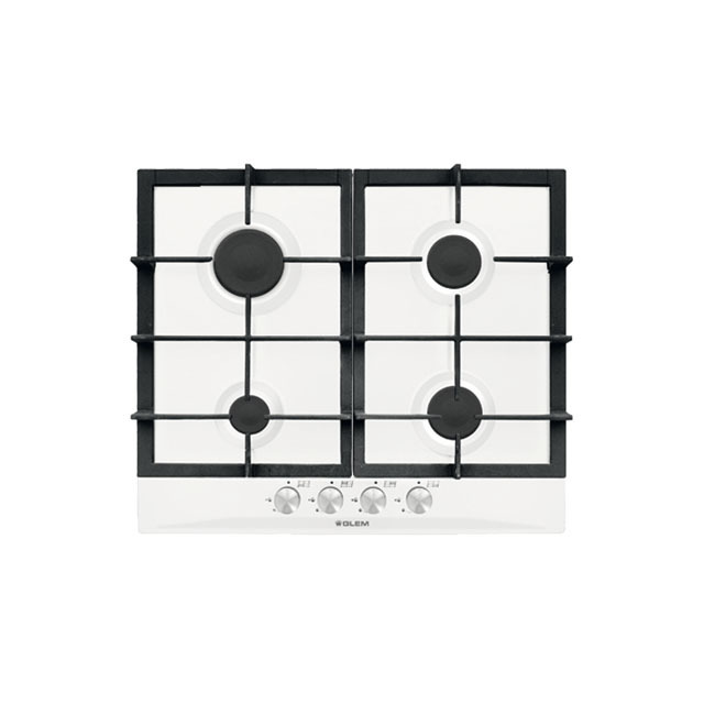 Gas Hob 60 cm white