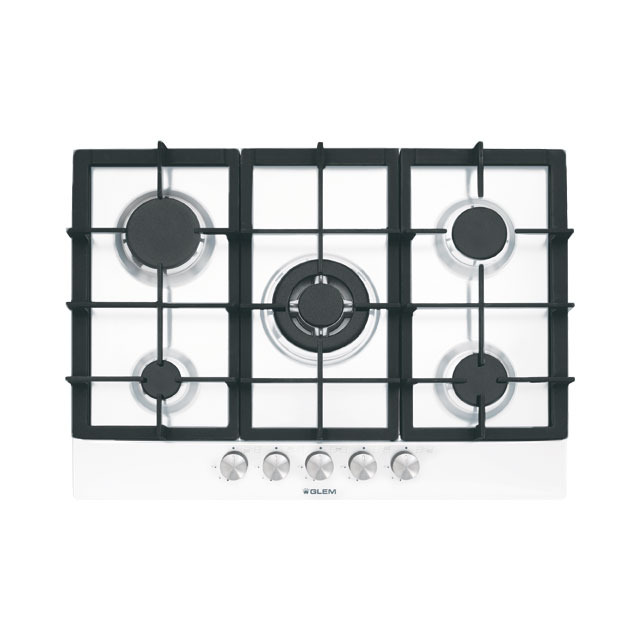 Gas Hob 70 cm white 