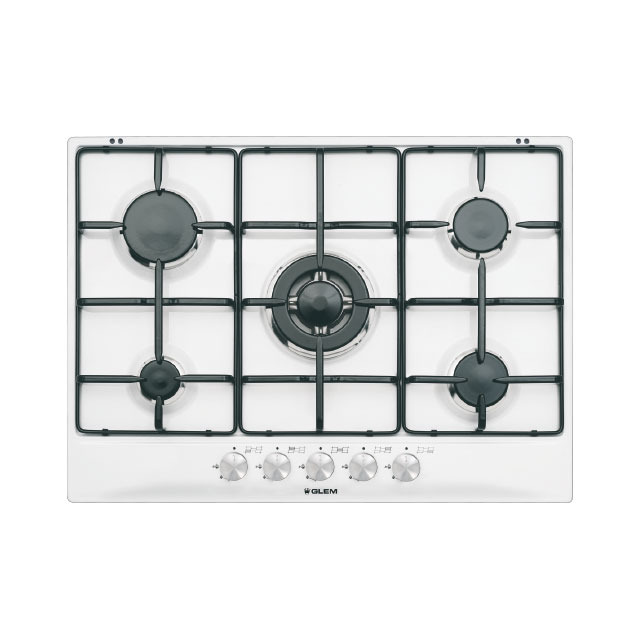 Gas Hob 70 cm white 