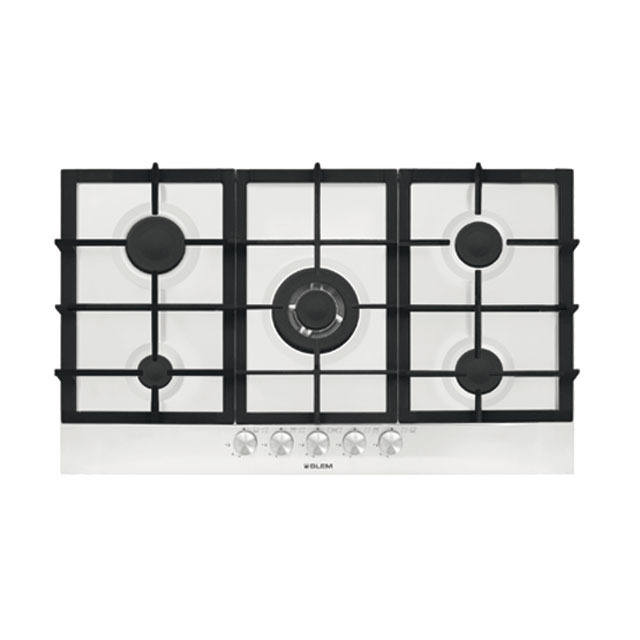 Gas Hob 90 cm white