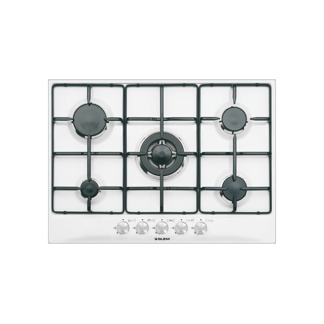 Gas Hob 90 cm white 