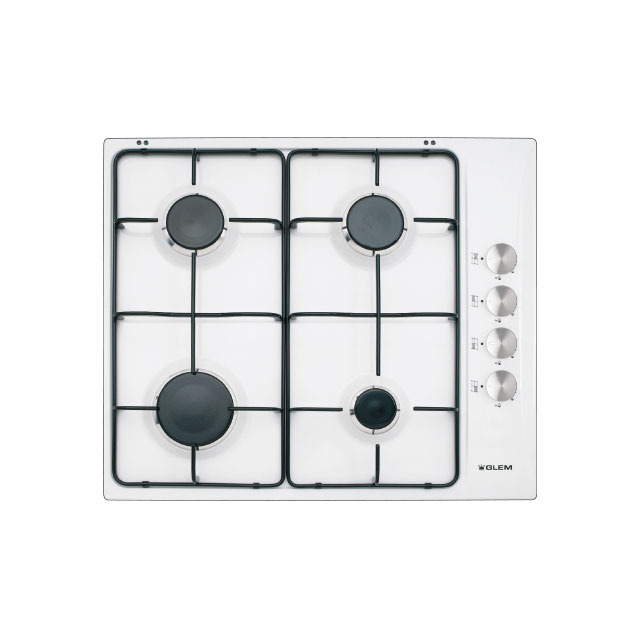 Gas Hob 60 cm white