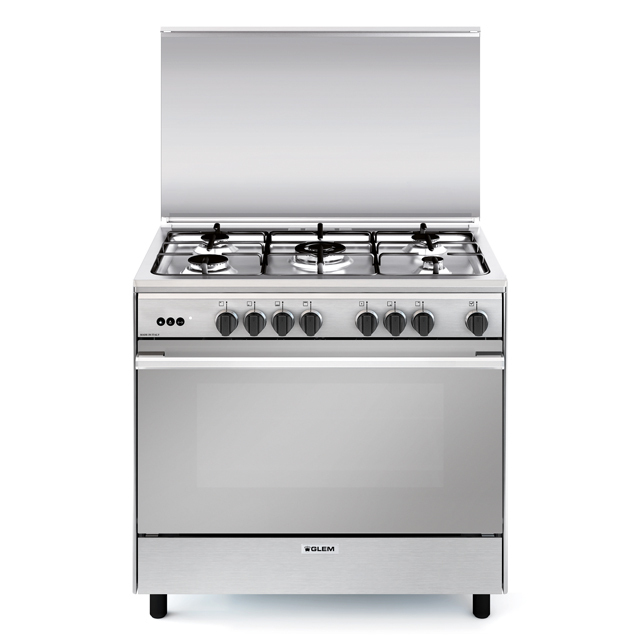 Cuisinière à gaz MAXI 60×60- 4 feux-full option, four à gaz avec grill