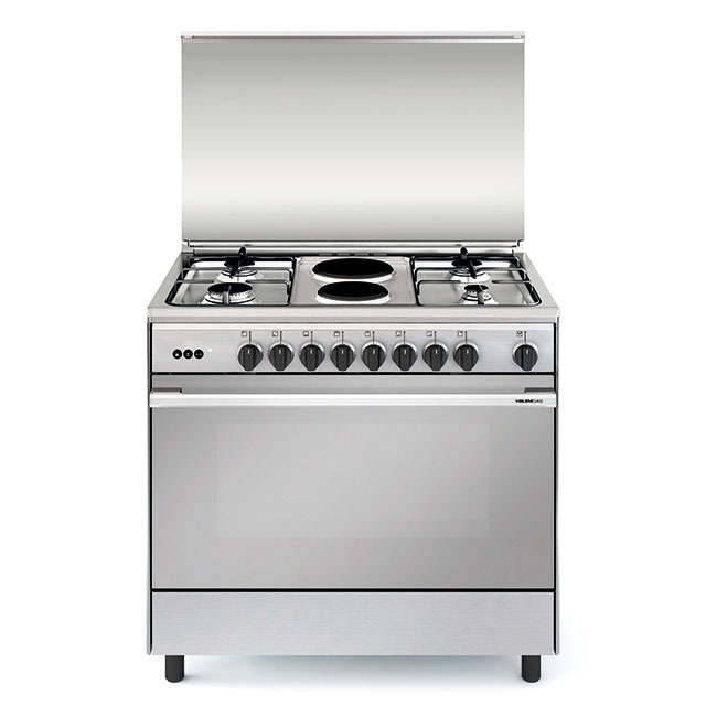 Multifunction gas oven with electric grill